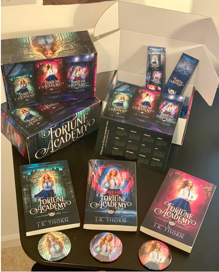 Signing Day Exclusive! Fortune Academy Release Box Bundle Books 1-9