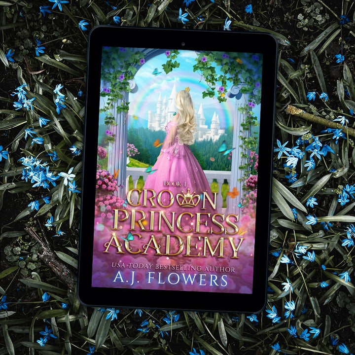SIGNED PAPERBACK Crown Princess Academy A.J. Flowers - NA Pen name of J.R. Thorn