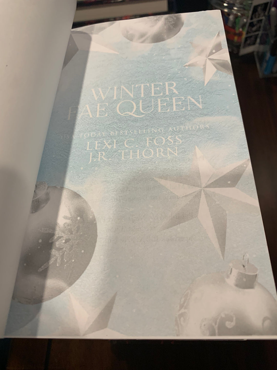 TITLE PAGE MISPRINT: Winter Fae Queen (Special Edition Paperback) by Lexi C. Foss & J.R. Thorn
