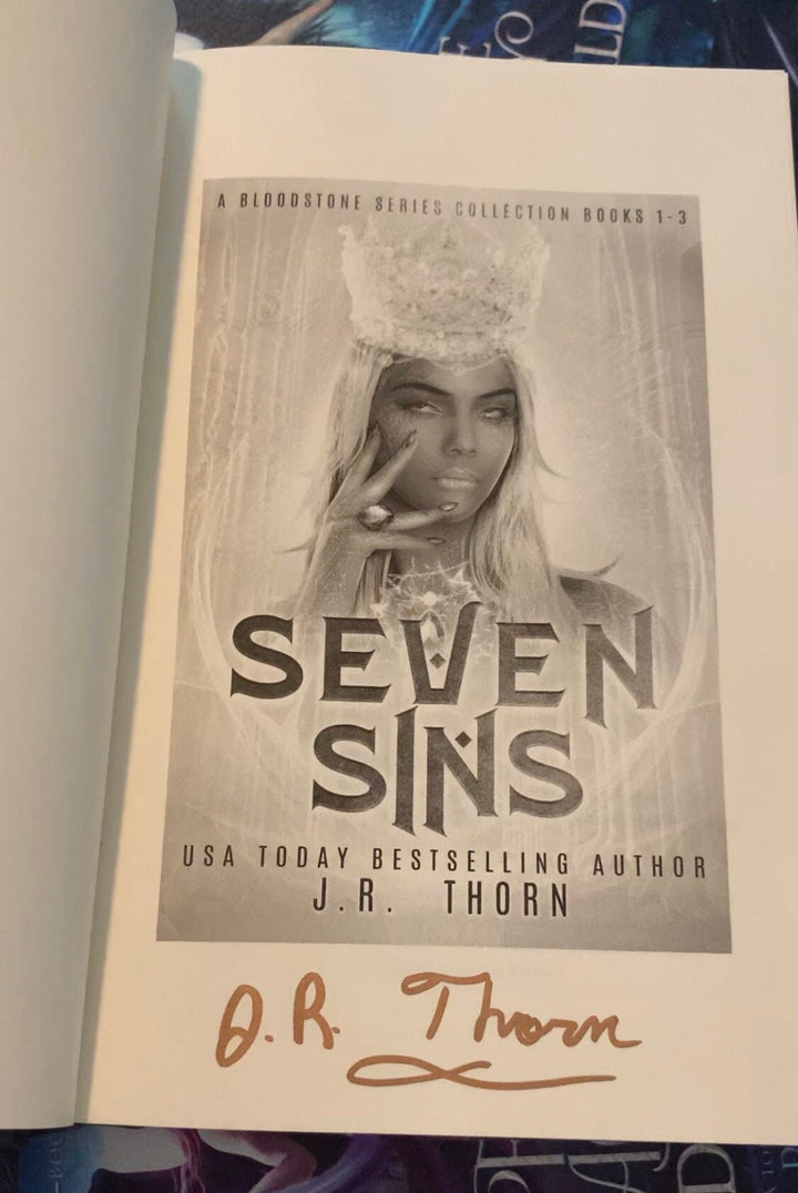 Seven Sins Signed Hardback Edition - J.R. Thorn