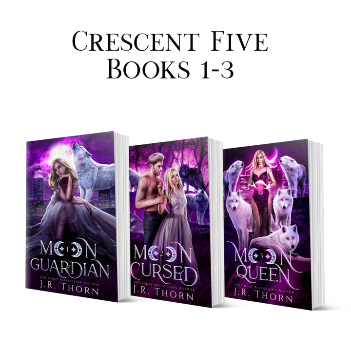 BUNDLE Crescent Five Books 1-3 SIGNED by J.R. Thorn