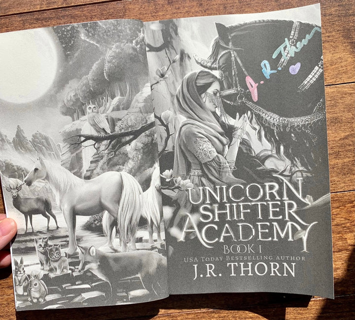 Unicorn Shifter Academy: Book 1 - Author Signed Book (J.R. Thorn)