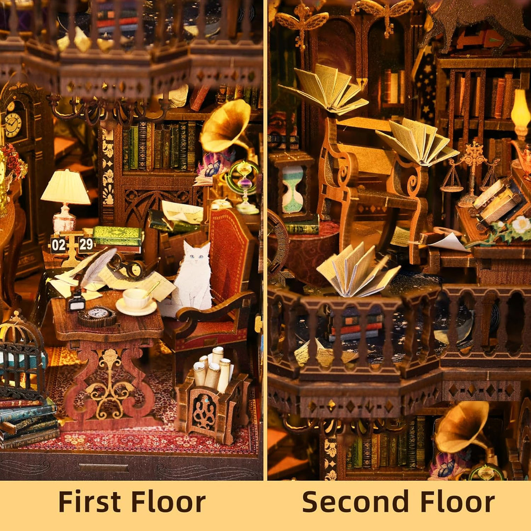 Wonder Library Book Nook Kit + Exclusive J.R. Thorn Stickers