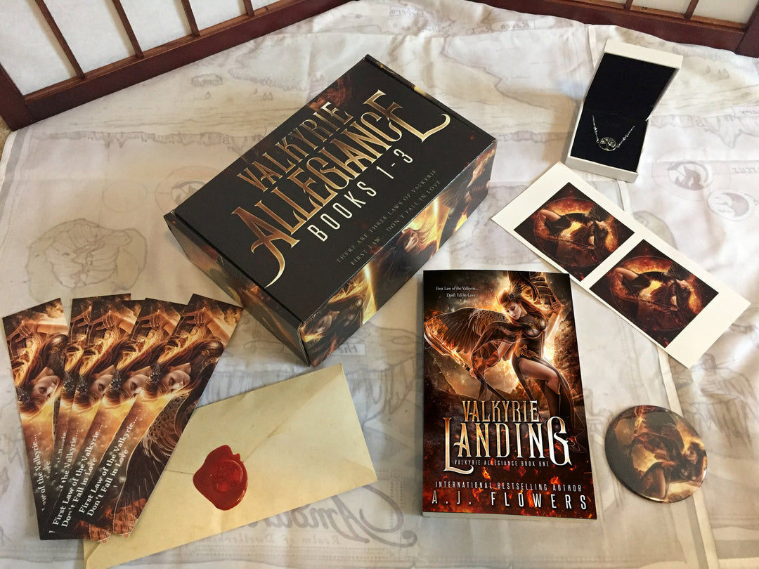 Valkyrie Allegiance Release Book Box (A.J. Flowers - YA Fantasy Pen Name of J.R. Thorn)
