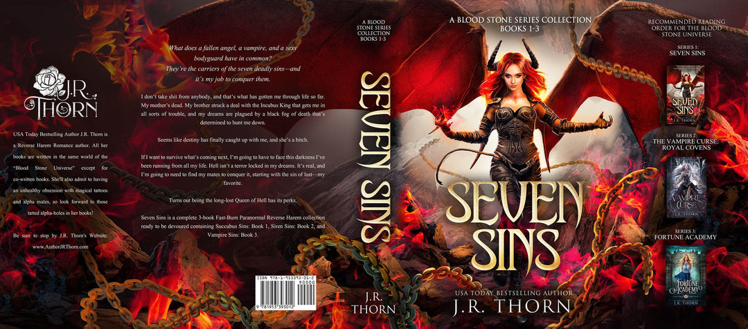 SPECIAL EDITION: Seven Sins Signed Hardback Edition - J.R. Thorn