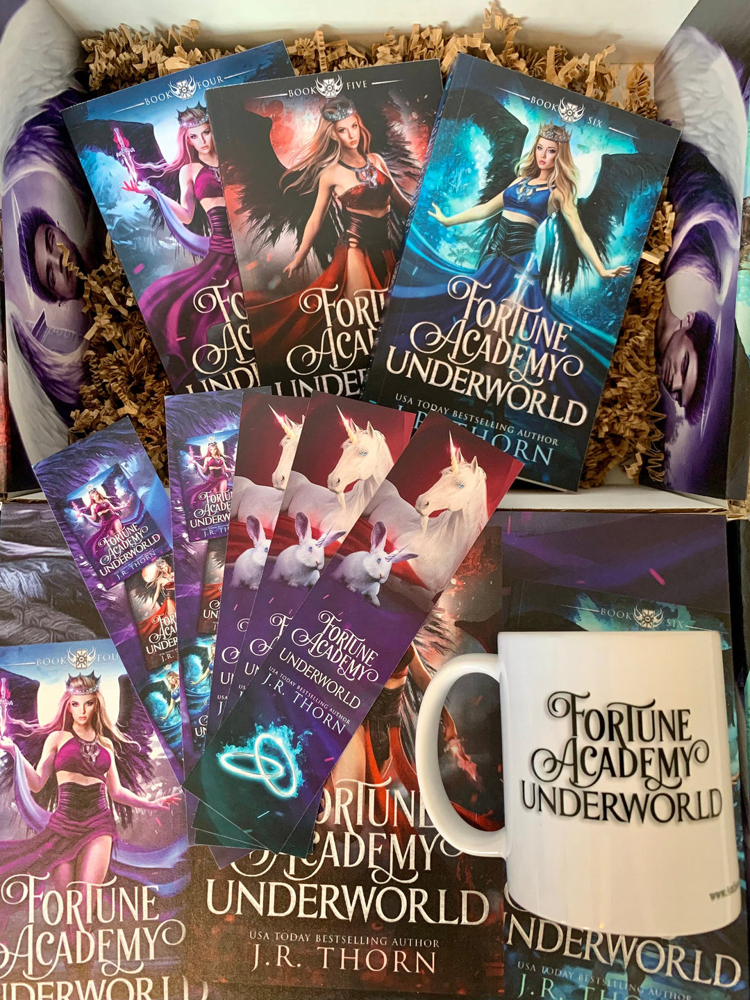Fortune Academy Underworld Books 4-6 Signed with Collector Release Box