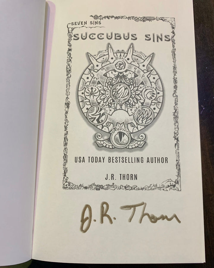 Succubus Sins Books 1-3 Signed Book Set (J.R. Thorn)
